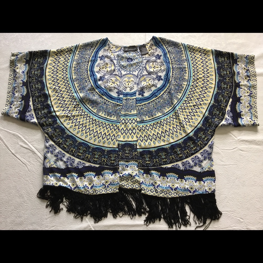 INC International Kimono with fringe